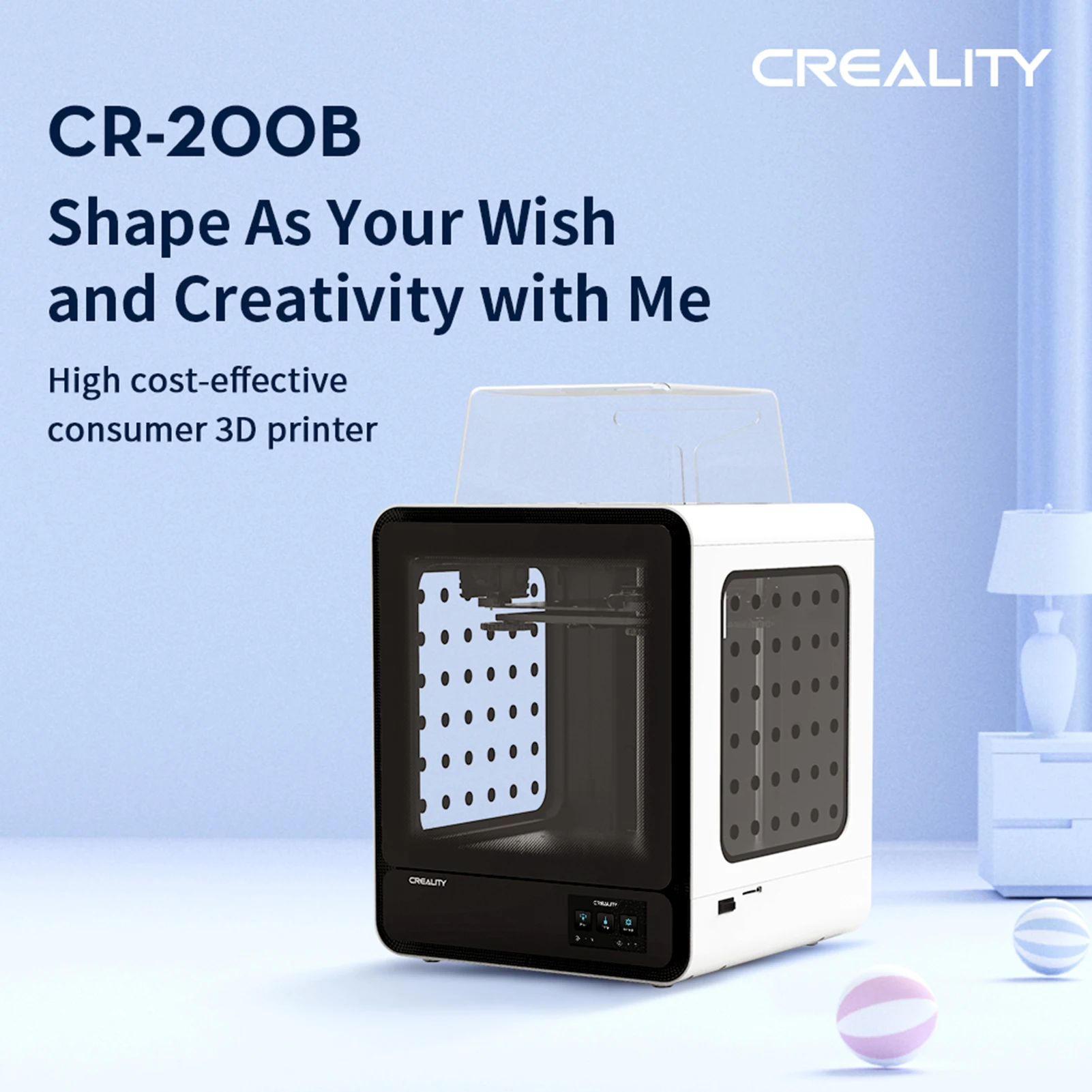 Оригинальный Creality CR 200B Настольный 3D принтеры ультра тихий материнская плата