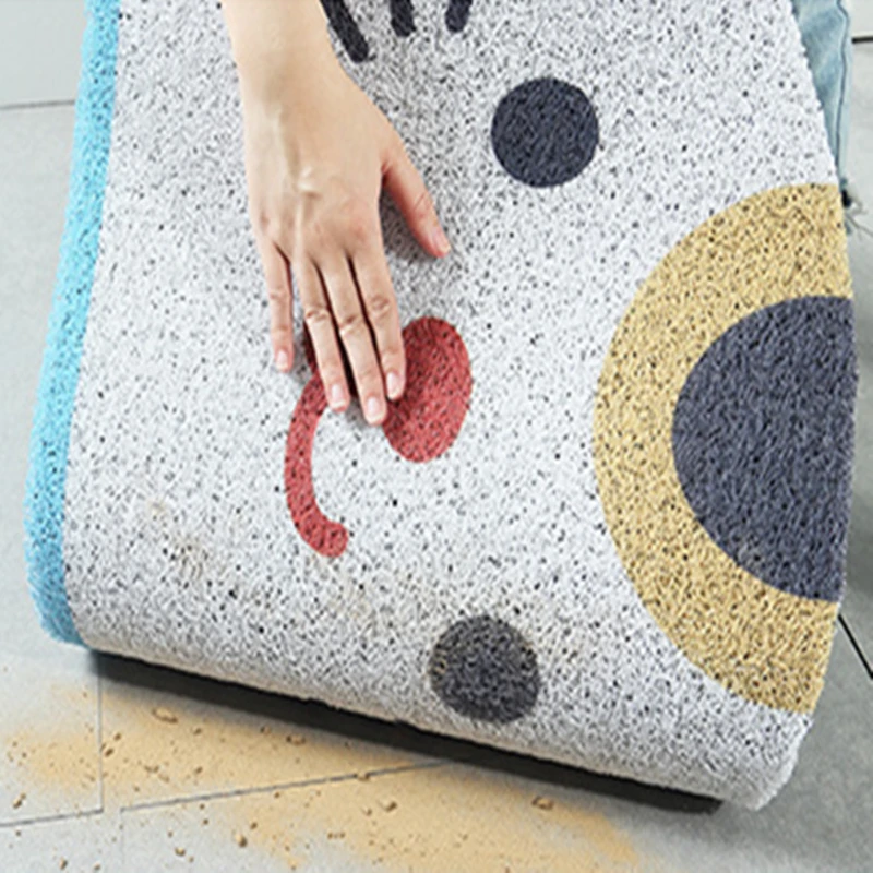 

Cartoon Wear-resistant Sand Dust Removal Home Entrance Door Wire Loop Non-slip Mat Decorative Animal Pattern Pad