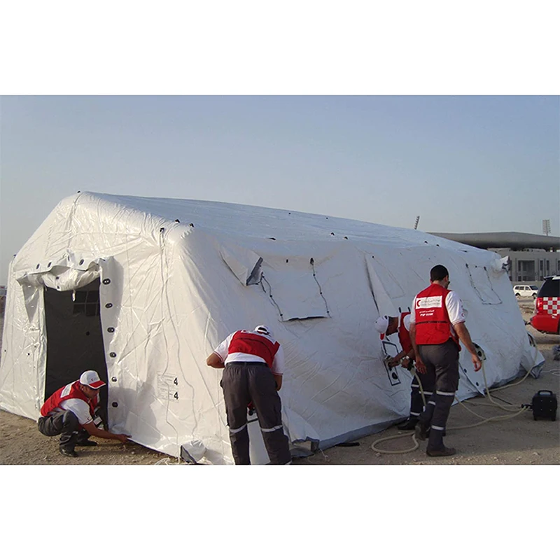 Надувная аварийная палатка наружная надувная медицинская с воздушным насосом