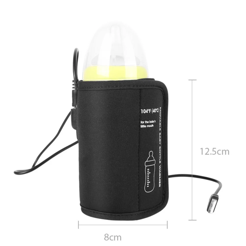 

USB Universal Car Baby Bottle Heater Cover Travel Bottle Covers Safty Bottle Sterilizer Auto Accessories With Car Cigarette