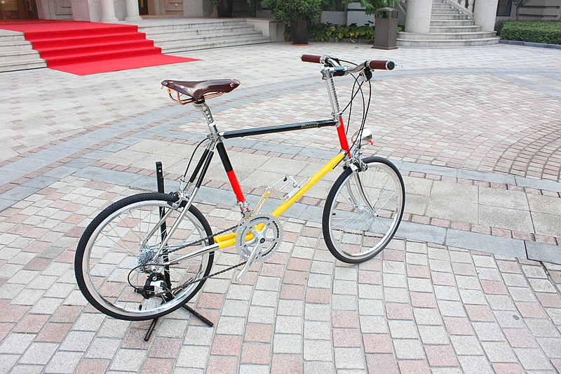 20 дюймовая велосипедная Рама Reynolds 4130 хромированная молибденовая стальная рама для шоссейного велосипеда Серебристая оправа на заказ 451 велосипедная Рама