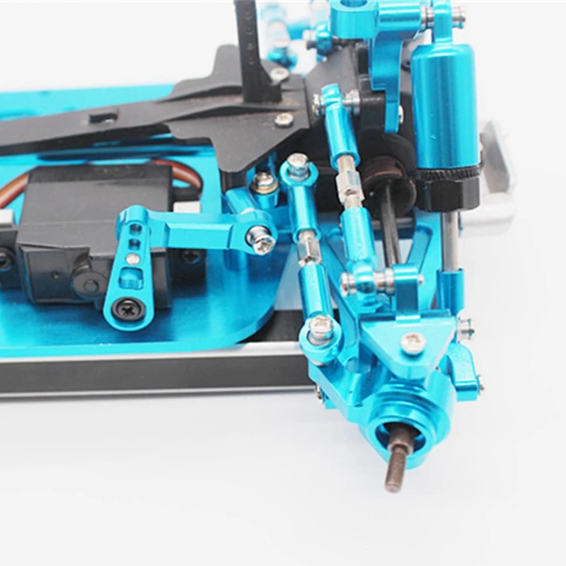 

2set 25T Servo Arm Horn Servo Pull Rod for WLtoys A959 A959-B A949 A969 A979 RC Car Upgrade Parts Accessories,Red & Blue