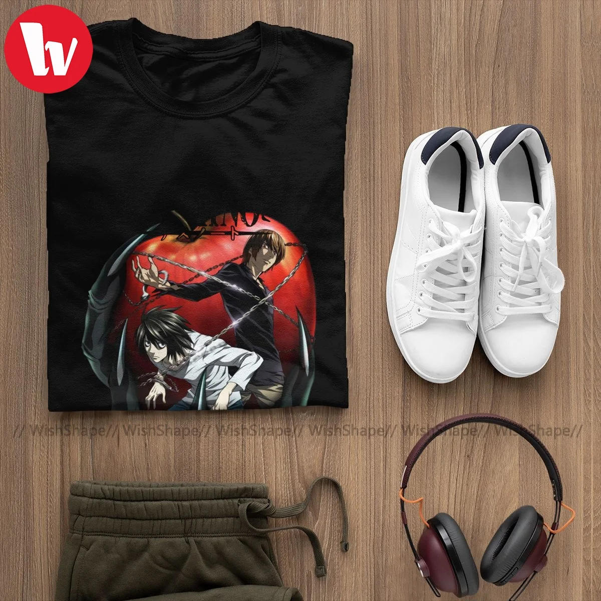 Футболка с надписью Death Note потрясающая хлопковая футболка коротким рукавом