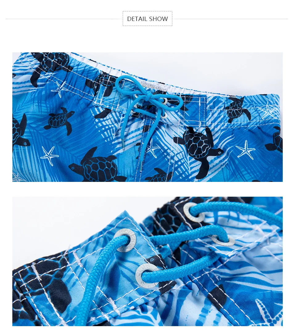 

EU SIZE Dropship Men Beach Shorts Summer Swimming Trunks Male Swimwear Quick Dry Breathable Loose Print Elastic Casual Shorts