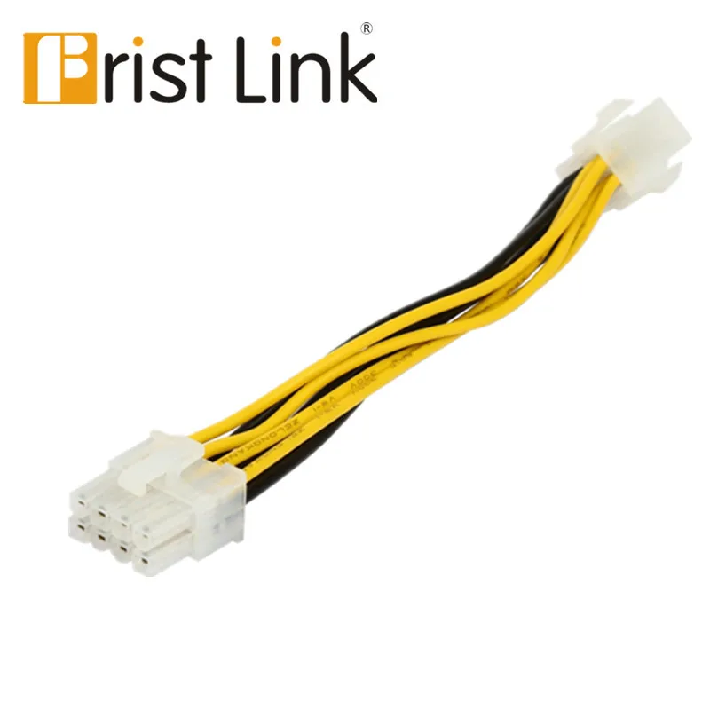 

15cm PSU ATX 12V P4 4-Pin to EPS 12V 8-Pin Motherboard /CPU Power Supply Adapter Converter Cable,ATX P4 to EPS 8pin Power Cord