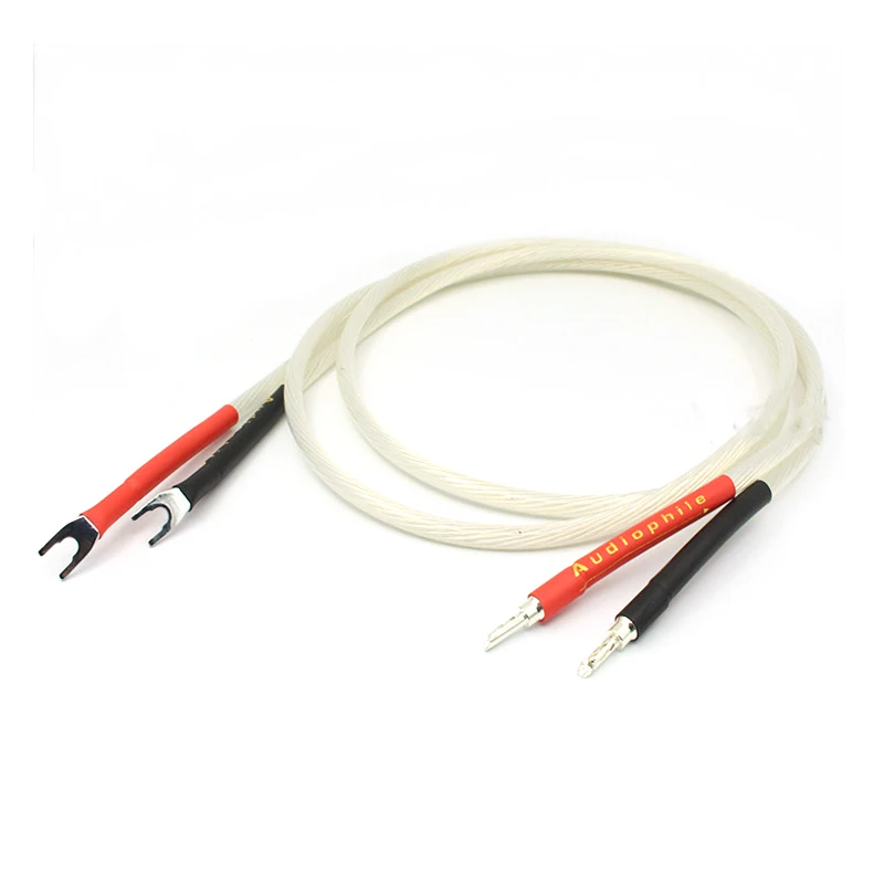 Colleimage Hifi 5N OCC серебристый динамик кабель hifi аудио провод акустический