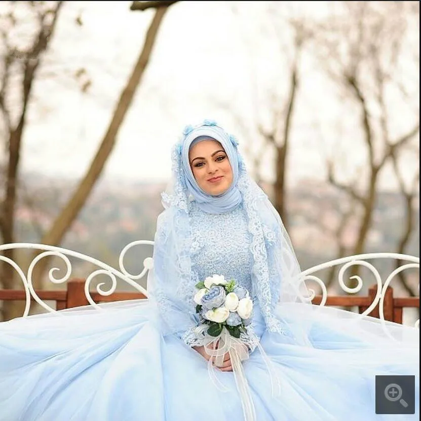 Robe De Soiree Arabic Muslim Long Sleeve High Neckline Prom Dress 2020 Ball Gown Modest Women Vintage Gothic Prom Dresses
