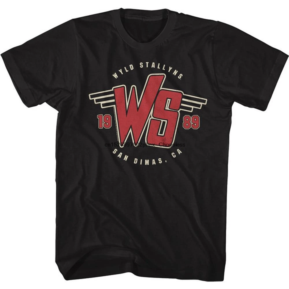 Черные рубашки Bill and Ted 1989 Wyld Stallyns San Dimas|Мужские футболки| |