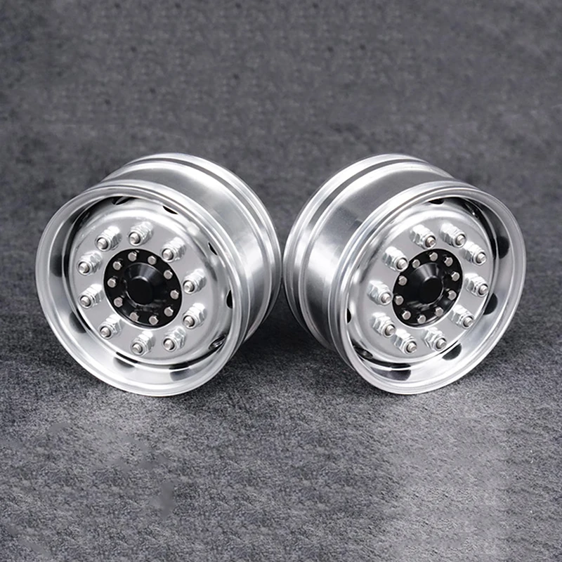 

Metal Front Wheel Hub B2 for 1/14 LESU RC Powered Axles Tractor Truck
