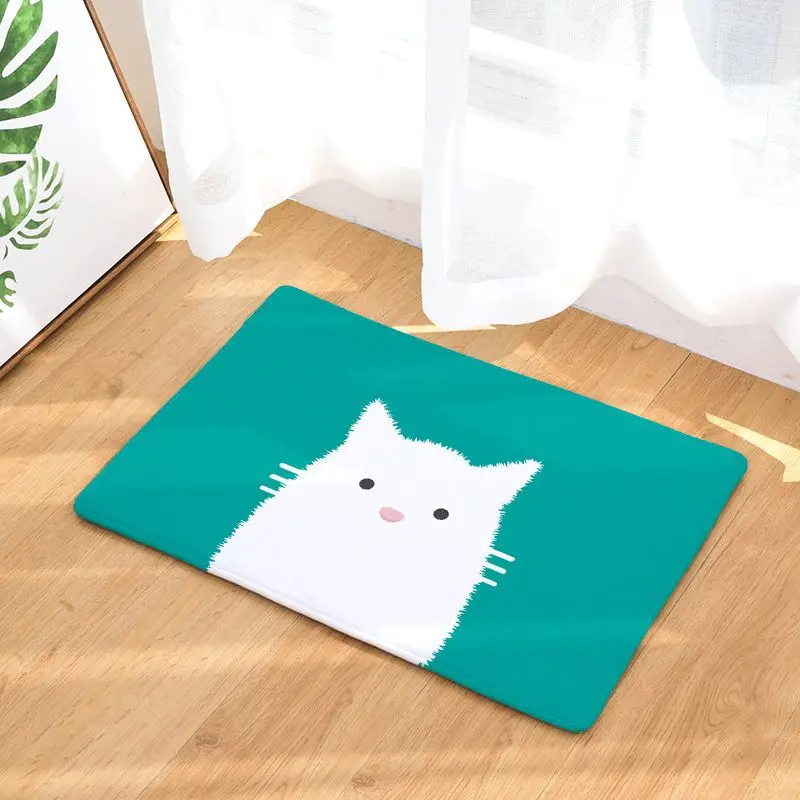 Домашний текстиль фланелевые коврики с принтом кошачьей лапы сюрприз подарок
