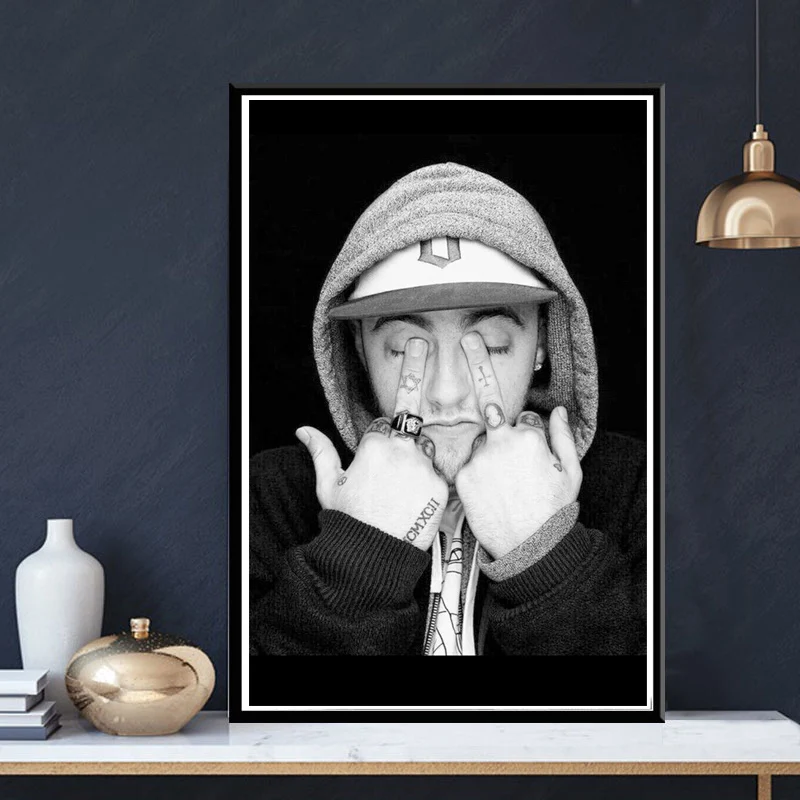 Плакат на холсте картина Mac Miller настенные художественные принты модульные
