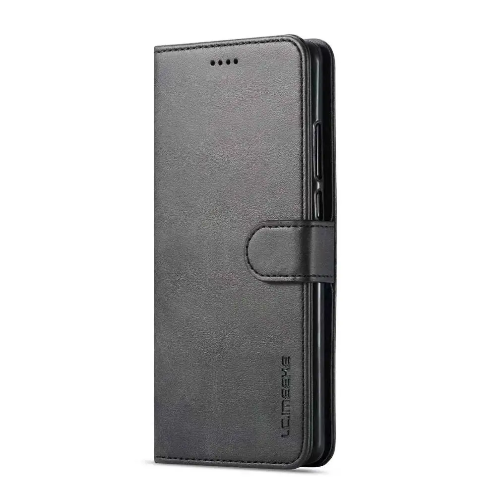 Black Redmi Note 6 кожаный чехол для Xiaomi Redmi Note 6 Pro чехол с подставкой Redmi 6 Pro кошелек откидная крышка для Xiaomi 6X A2 Lite Funda - Цвет: Black