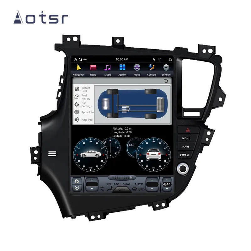 Tesla стиль Android Автомобильный gps навигатор dvd-плеер для KIA Optima KIA K5 2010- Автомобильный Стерео Авторадио мультимедийный блок Satnav