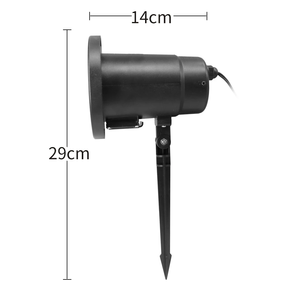 12 Patterns LED Christmas Snowflake Projector Lamp Outdoor Waterproof Spotlight Birthday Halloween Bedroom Wedding Lighting | Лампы и