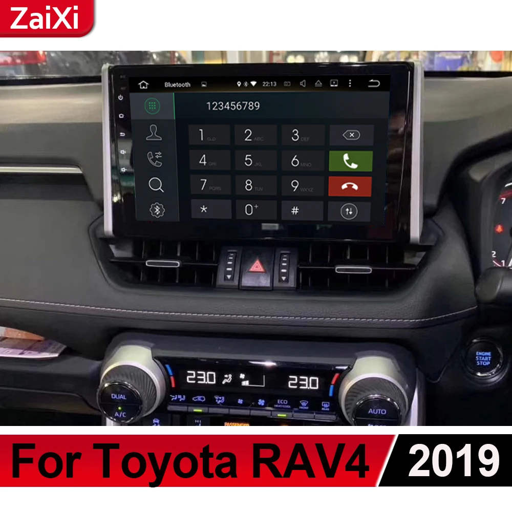 ZaiXi для Toyota RAV4 мультимедиа для Android gps аудио Радио Стерео стиль навигация NAVI BT wifi HD экран
