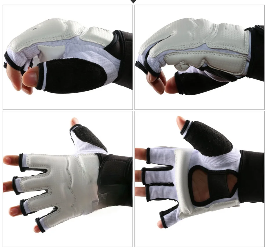 

High-Quality Taekwondo Pu Hand Gloves Foot Socks Protector Guard Karate Boxing Ankle Palm Protector Guard Gear Suit Adult Kid