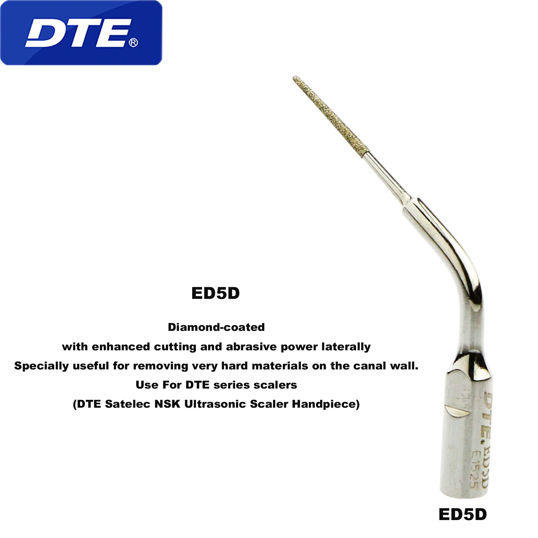 

DTE Dental Ultrasonic Scaler Root Canal Cleaning Tips ED5D 100% Original