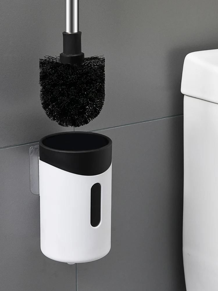 

Creative Wall Hanging Toilet Brush Holder Long Handle Cleaning Brushs Bathroom Pendants Brush Paint Holder 3 color ZM1112
