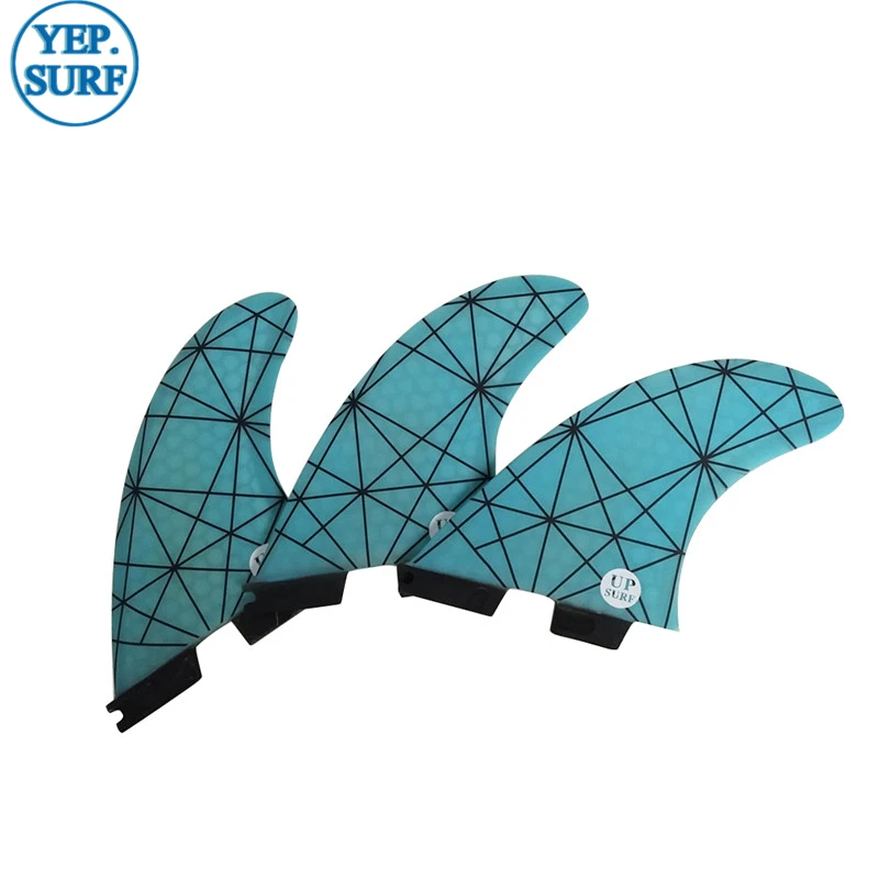 Двойные вкладки 2 L размер доска для серфинга синий цвет сотовые ласты три