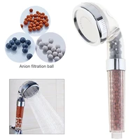big size anion filter spa shower head with water saving pressurized boost rainfall shower head for bathroom
