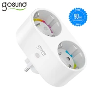 gosund sp211 wifi smart plug outlet 16a 2 in 1 tuya smart life home electrical smart socket alexa google 90days free replacement
