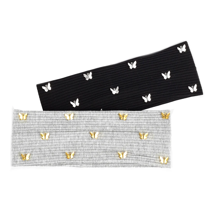 Резинка для волос Geebro в богемном стиле женская однотонная металлическая