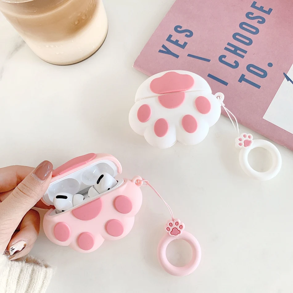 3D чехол для наушников Airpods Pro Милые силиконовые Мультяшные наушники/Earpods Apple Air Pods 3
