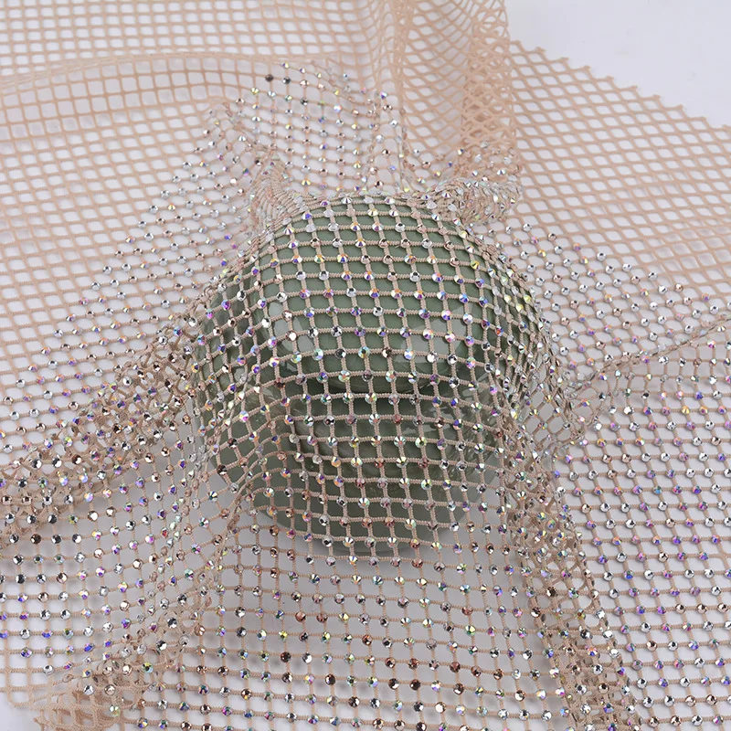 Стразы на сетчатой основе аппликация Ткань Стекло Хрустальная Лента отделка для
