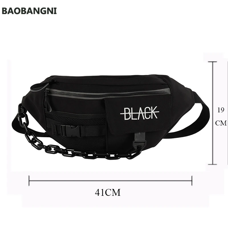 Large Capacity Waist Bag Canvas Fanny Pack For Men Unisex Belt Bag Multi-Functional Chest Bags Hip Hop Tooling Waist Pack