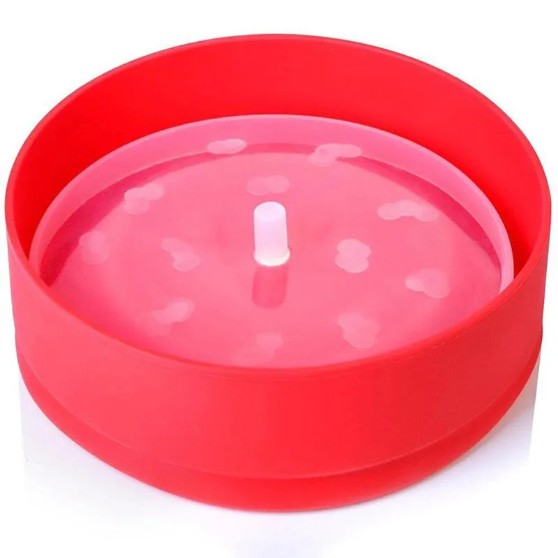 

New 2020 Red Color Silicone Popcorn Collapsible Container High Quality Kitchen Gadgets DIY Popcorn Bucket Bowl Maker Lid
