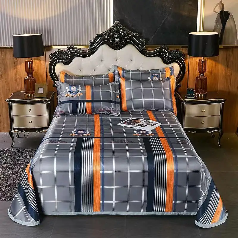 Комплект летнего постельного белья из 3 предметов роскошный коврик вискозы 1