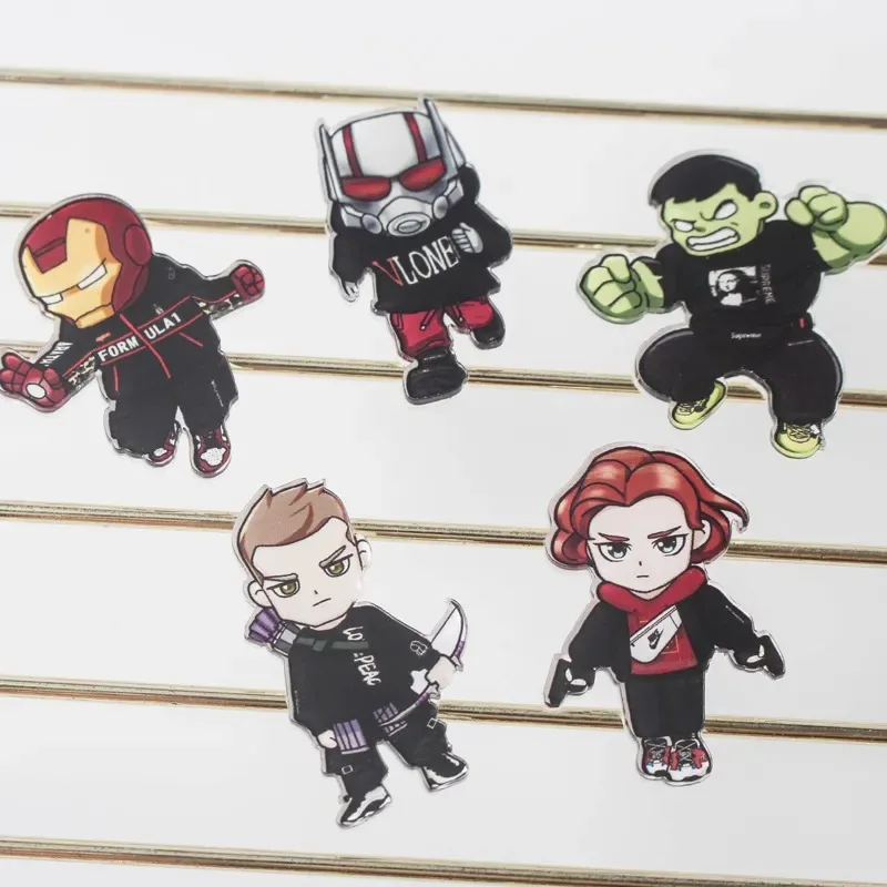 

Marvel Avenger Alliance Badge Iron Man Captain America Pins Brooch Backpack Gesture Gifts for Men Pins for Acrylic Badges