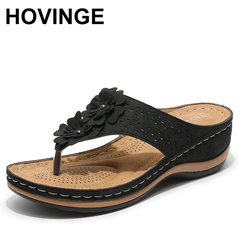 

HOVINGE женские сандалии-гладиаторы; Повседневная обувь на танкетке; Пляжные шлепанцы на платформе; Туфли без задника; Женские шлепанцы без зад...