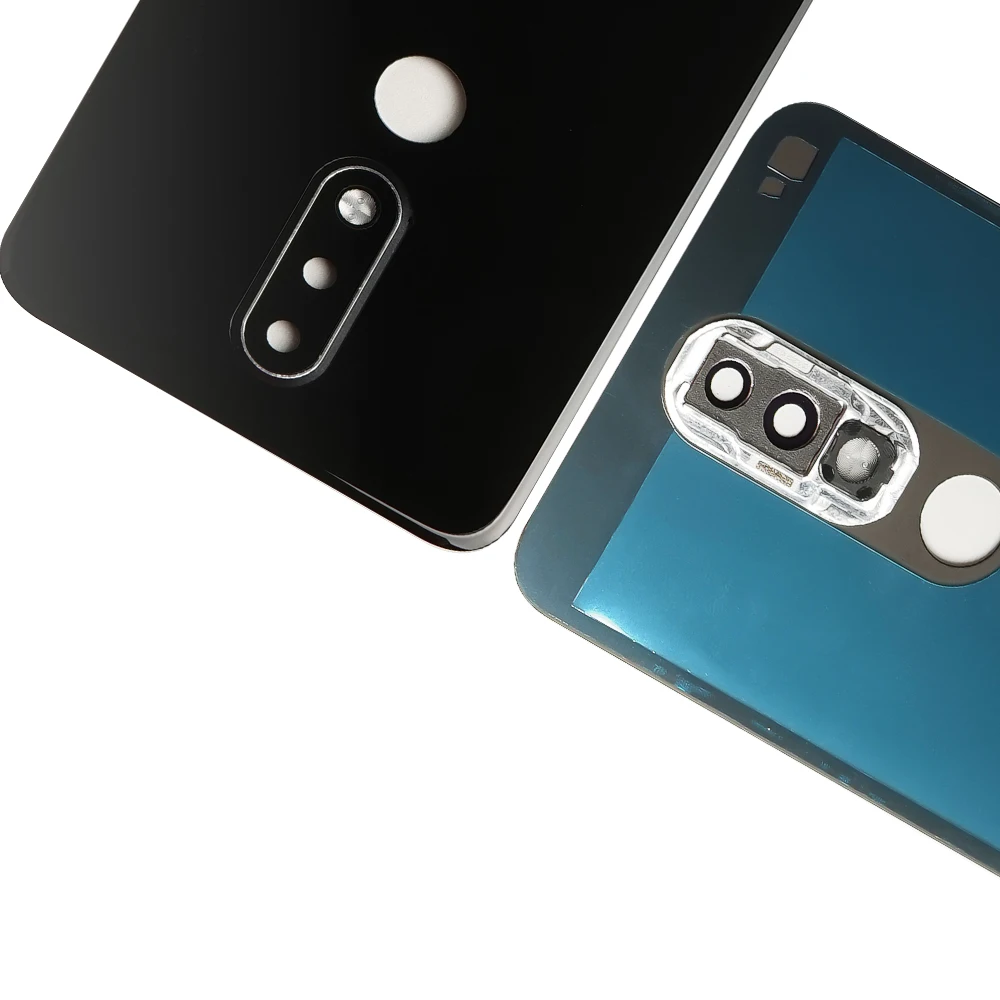 Оригинальный 5,8 дюймовый с камерой объектив для Nokia 6.1 Plus X6 TA-1083 TA-1099 TA-1116 TA-1103 стеклянный задний корпус с аккумуляторной крышкой.