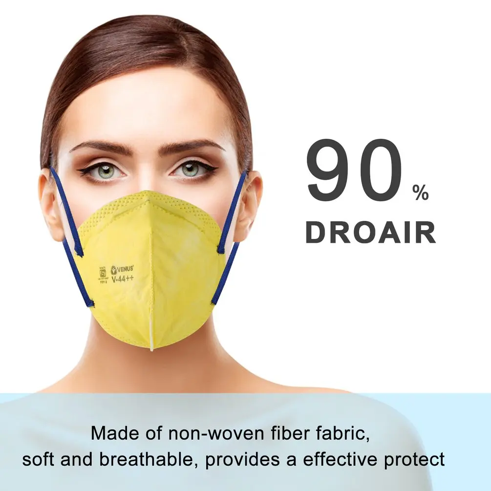 

1PC FFP1 Face Masks Dust Respirator FFP1 Mouth Masks Adaptable Against Pollution Breathable Mask Filter Non-Woven Outdoor Mask