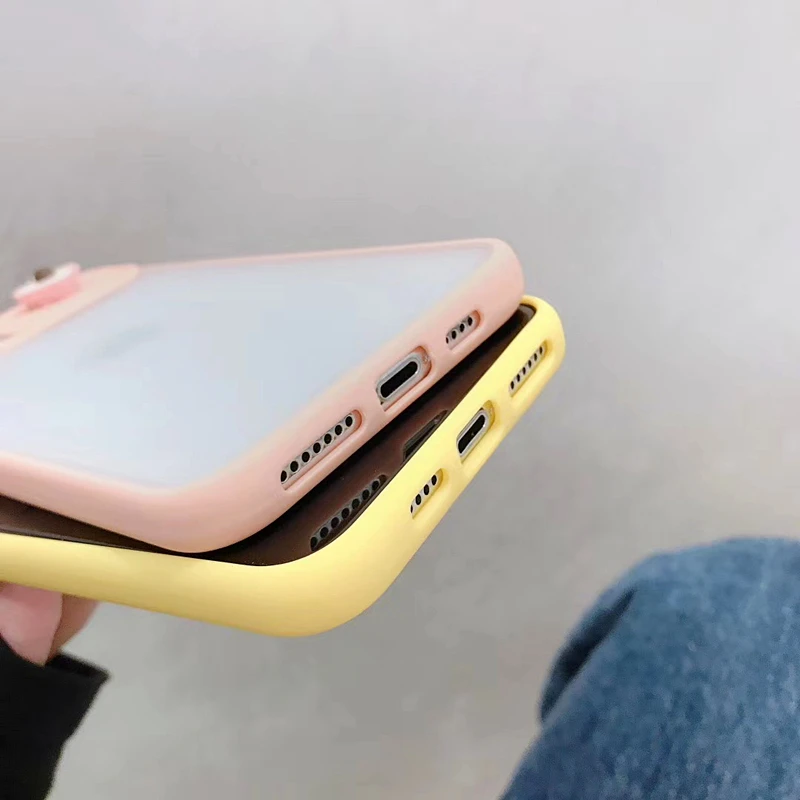 

Camera Slide Lens Protection Phone Case For iPhone 11Pro Max 8 7Plus Xr Xs Max SE Fruit Avocado Pineapple Peach Matte Soft Cover