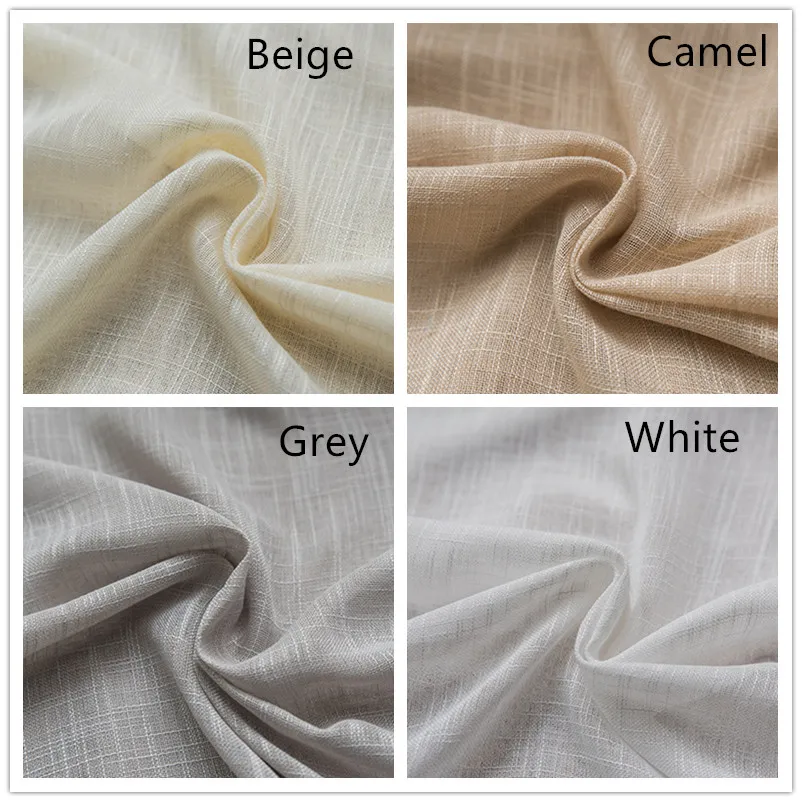 Белые кухонные шторы современные занавески из искусственного хлопка и льна для