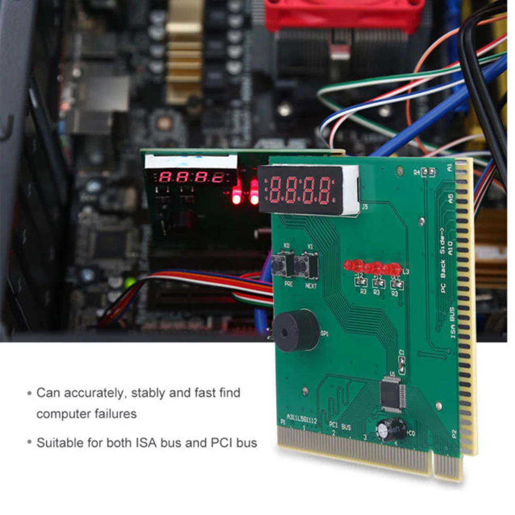Тестовые аксессуары обнаружение светодиодов PCI простая в использовании