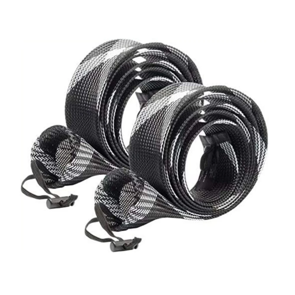 

Fishing Rod Braided Protective Cover Drawstring Sea Fishing Rod Braided Net Cover Fishing Tool