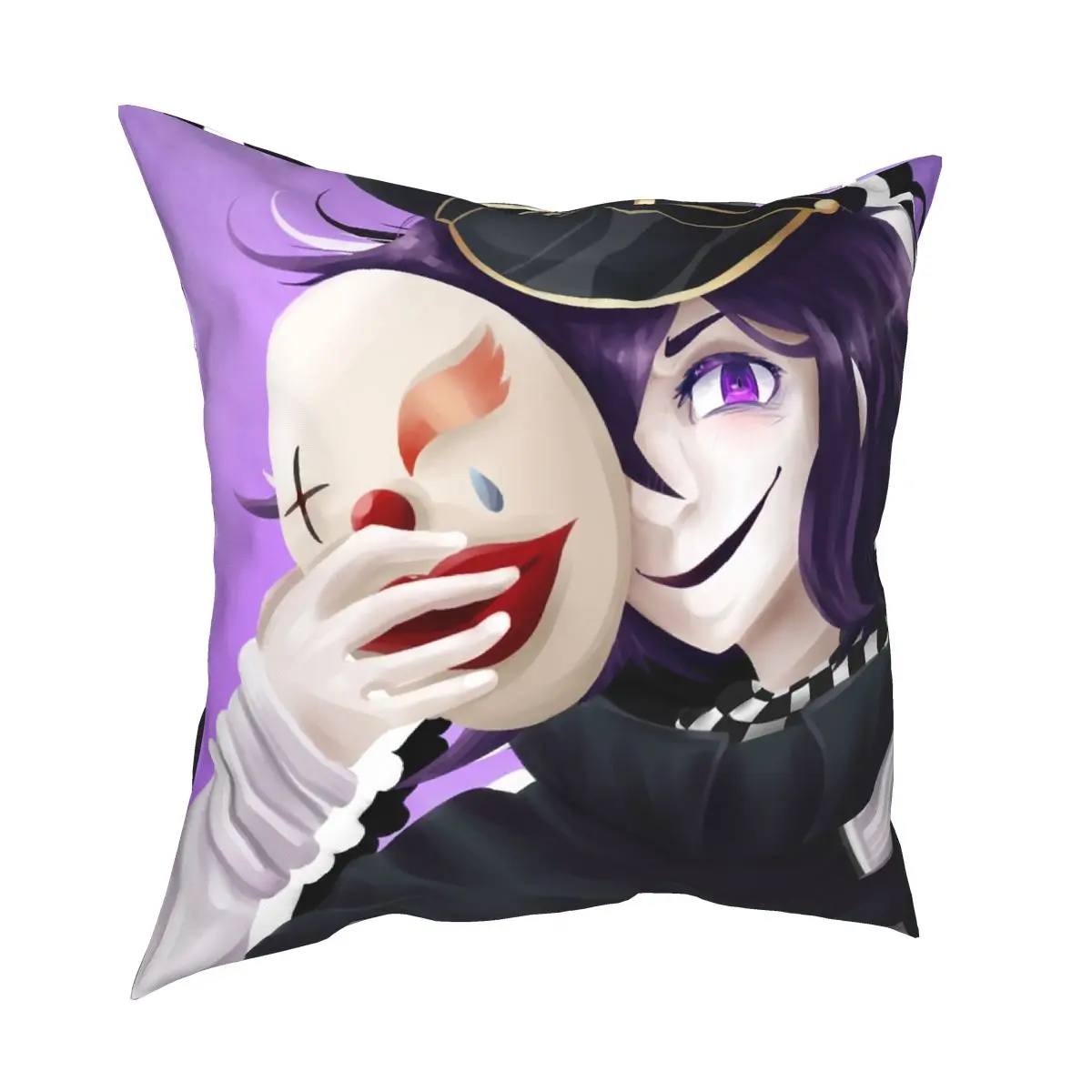 

Kokichi Ouma Danganronpa V3 чехол для подушки, мягкий декоративный чехол для подушки, домашний квадратный 45x45 см