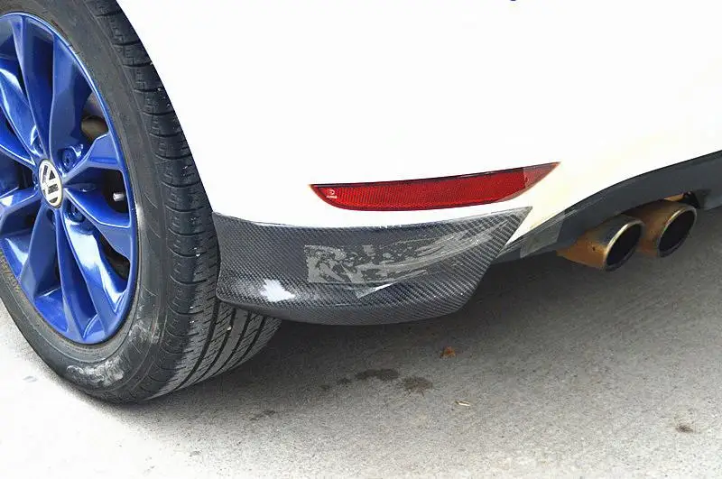 

Подходит для обычного автомобиля Volkswagen 10-13 Golf 6, с углеродным волокном и задней губой, с углом защиты от столкновений