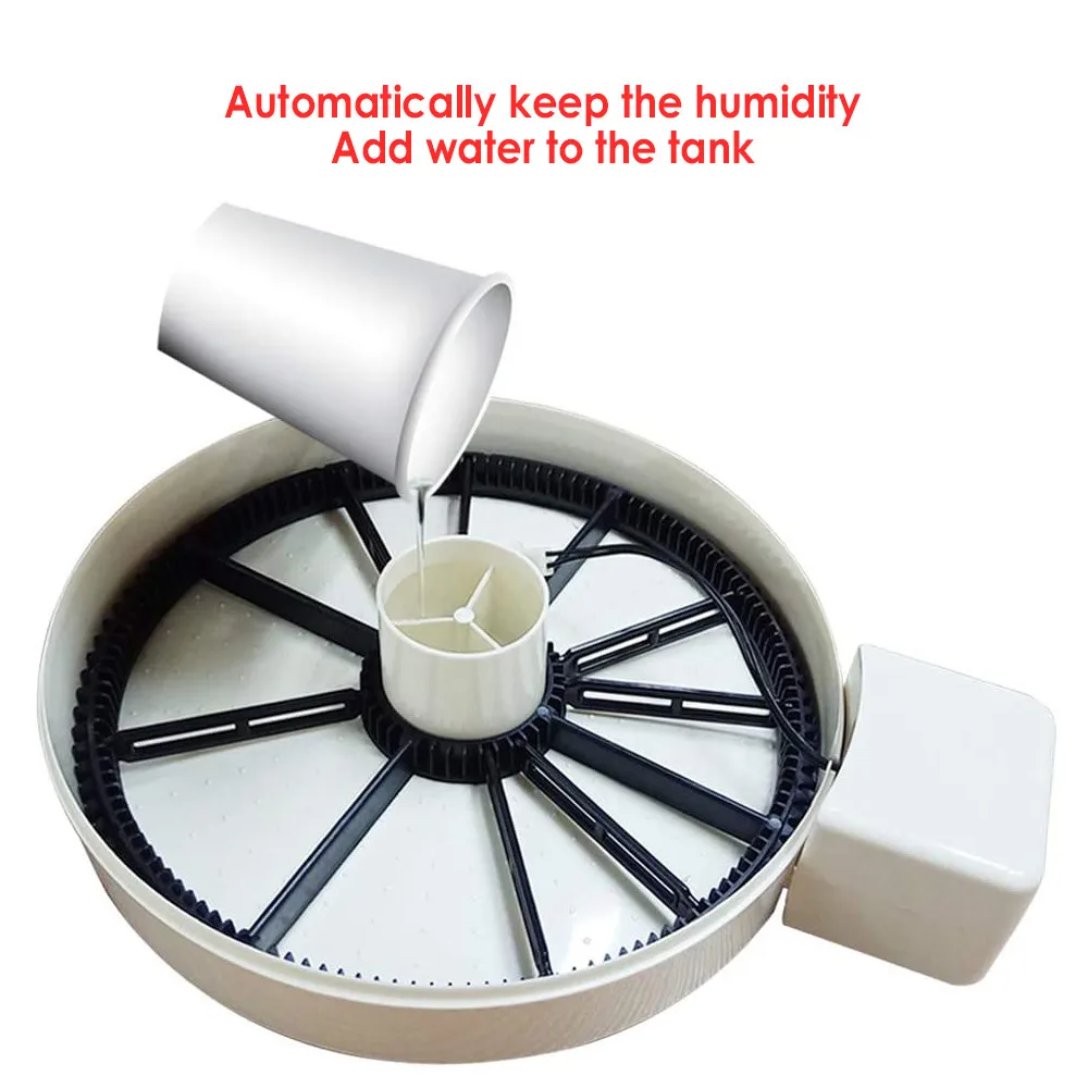 

Mini Eggs Incubator Digital Automatically Turning Incubators Hatching Turkey Goose Quail Chicken Bird Egg Home Automatic Brooder