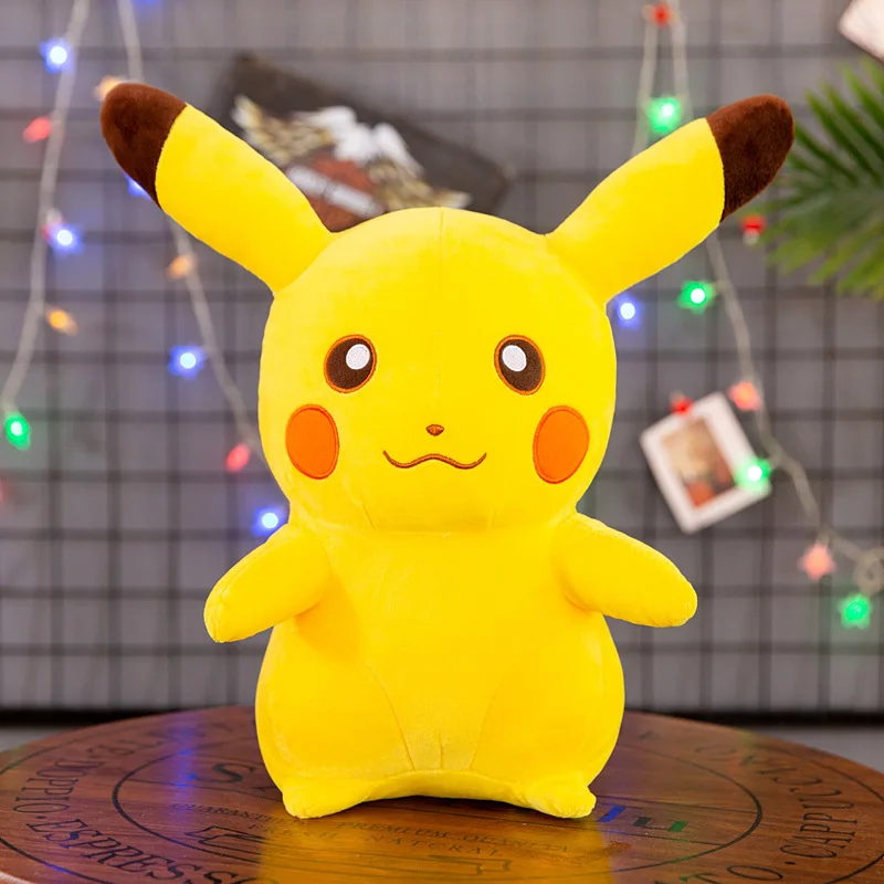 Плюшевые игрушки TAKARA TOMY Pokemon Pikachu мягкие из японского фильма аниме куклы