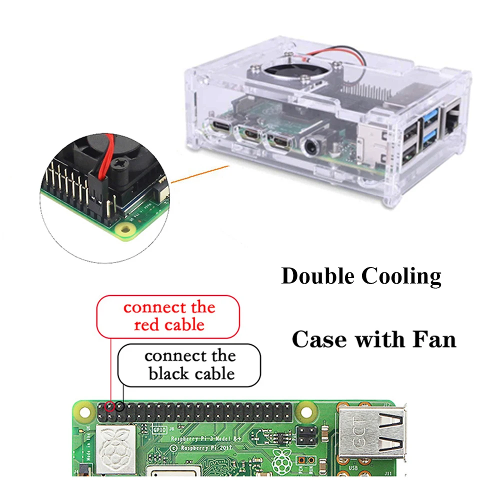 Оригинальный Raspberry Pi 4 Model B 2 ГБ/4 ГБ/8 ГБ + чехол источник питания беспроводной