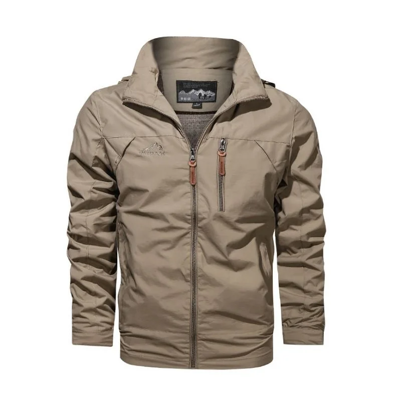 

Waterproof Hiking Jacket Men Climbing Camping Hunting Clothes Outdoor Sport Rain Coat Windbreaker Coat Large Size