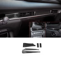 for mazda 3 2019 2020 accessories stainless steel car front conditioner air outlet decoration cover trim car styling 5pcs