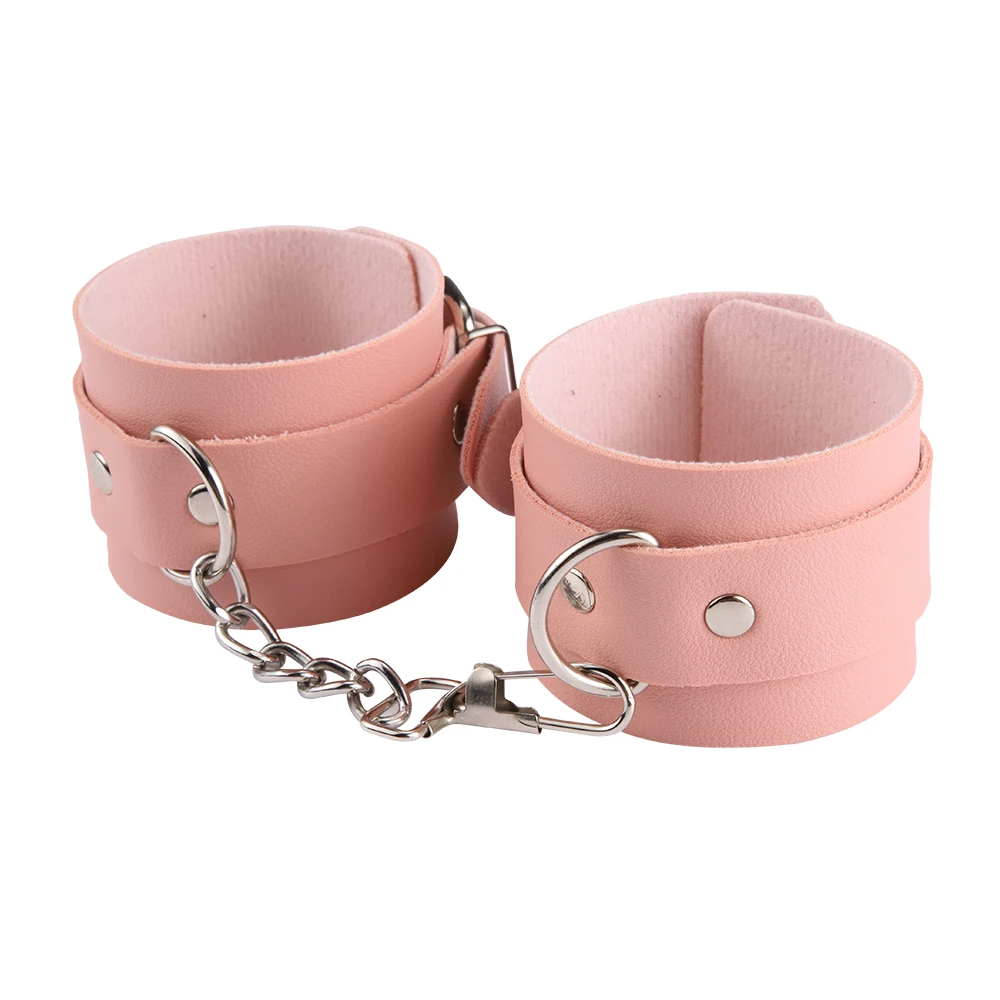 BDSM Bondage Restraint Fetish Collar Chain Handcuffs Whip Mouth Gag Toys Adult Game Props Slave Cosplay SM | Красота и здоровье