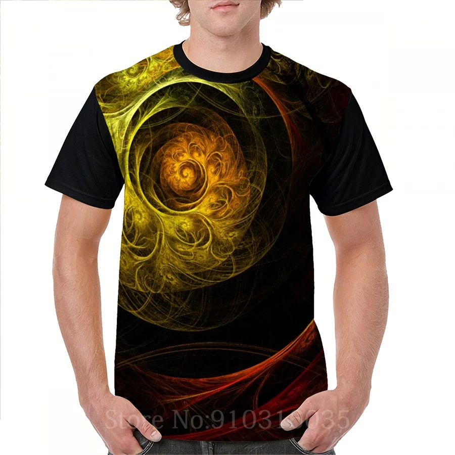 Мужская футболка с забавным принтом женские топы футболки красные абстрактным