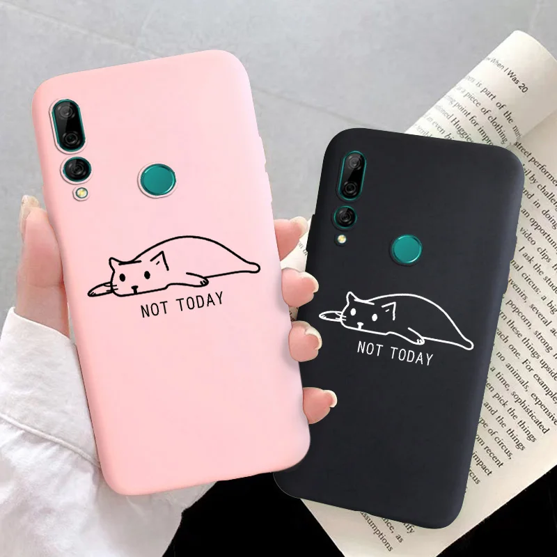 

Case For Huawei Honor 10i Y5 2017 2018 Y6 Y7 2019 Y7 Prime Pro Y5p Y6p Y7p 2020 Y8S Y9 Y9A Case Silicone 360 Full Pink Cat Cover
