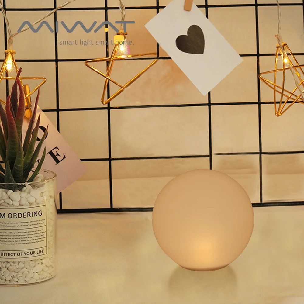 Светодиодный ночной Светильник силиконовая лампа диммируемое перезаряжаемое 3